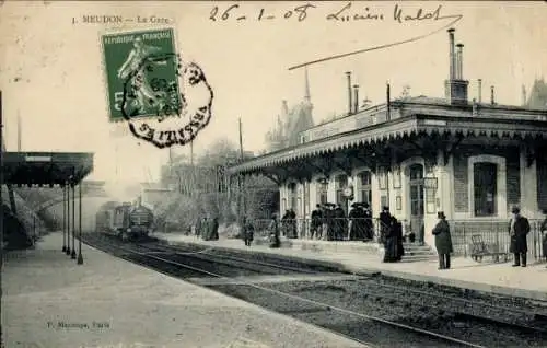 CPA Meudon Hauts de Seine, Gare