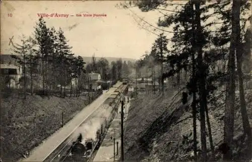 Ak Ville-d'Avray Haute de Seine, La Vole Ferrie