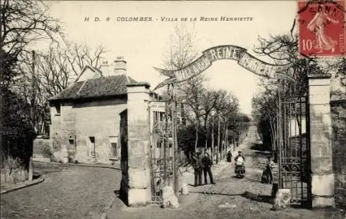 Ak Colombes Hauts de Seine, Villa de la Reine Henriette