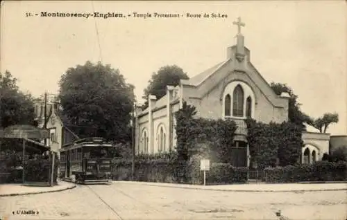 Ak Montmorency Val d’Oise, Protestantische Kirche