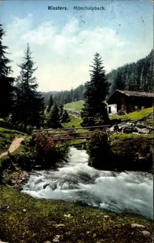 Ak Klosters Kt. Graubünden Schweiz, Mönchalpbach