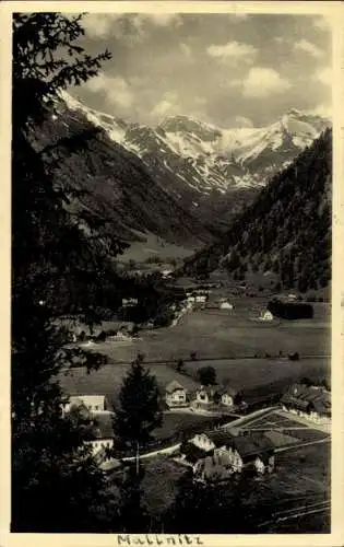 Ak Mallnitz in Kärnten, Dösener See, Blick ins Tauerntal, Gaislspitze