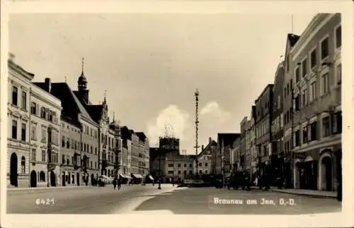 Ak Braunau am Inn Oberösterreich, Marktplatz