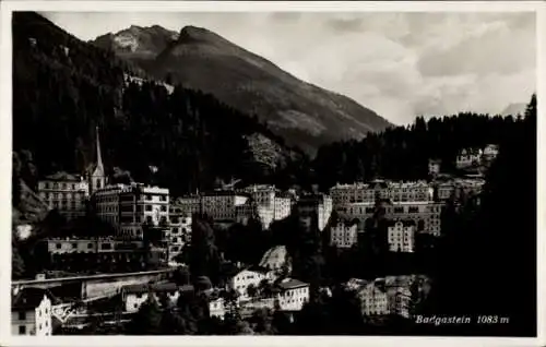 Ak Bad Gastein Badgastein in Salzburg, Gesamtansicht