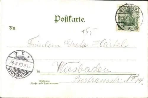 Litho Eltville am Rhein Hessen, Hotel Burg Crass, Gruß aus Eltville a/Rhein