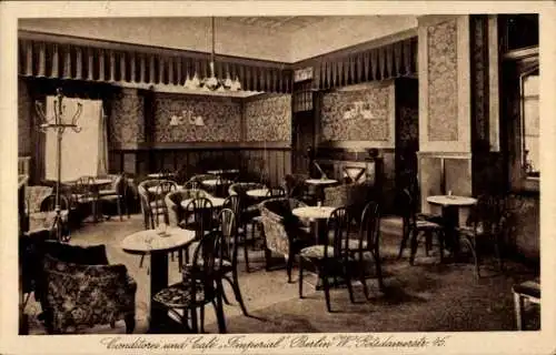 Ak Berlin Schöneberg, Konditorei und Café Imperial, Potsdamer Straße 45