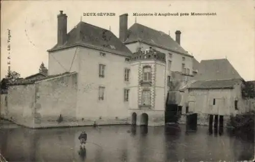 Ak Moncoutant Deux Sèvres, Minoterie d'Angibaud prés Moncoutant