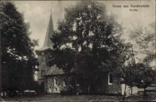 Ak Nordwohlde Bassum im Kreis Diepholz, Kirche