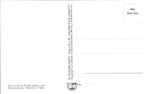 Ak Römhild in Thüringen, Fliegeraufnahme