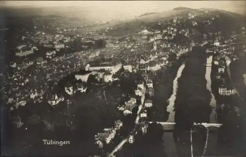 Ak Tübingen am Neckar, Fliegeraufnahme