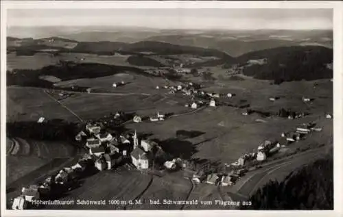 Ak Schönwald im Schwarzwald, Fliegeraufnahme