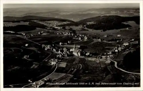 Ak Schönwald im Schwarzwald, Fliegeraufnahme