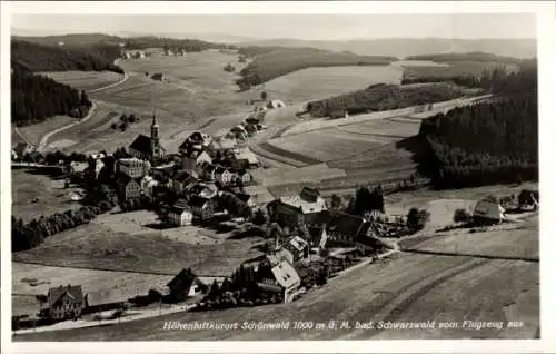 Ak Schönwald im Schwarzwald Baden Württemberg, Fliegeraufnahme