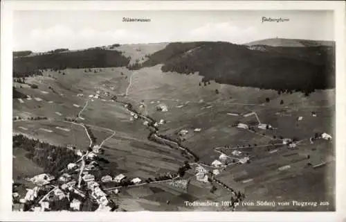 Ak Todtnauberg Todtnau im Schwarzwald, Fliegeraufnahme