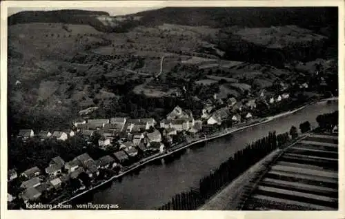 Ak Kadelburg Küssaberg Baden Württemberg, Fliegeraufnahme