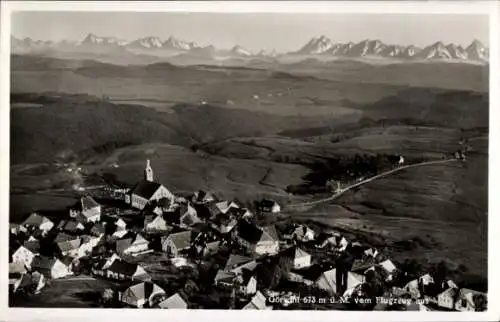 Ak Görwihl im Schwarzwald, Fliegeraufnahme