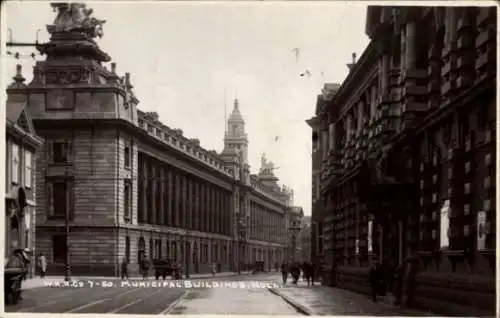 Foto Ak Hull Kingston upon Hull Yorkshire England, Municipal Buildings