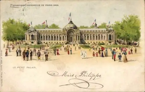 Litho Paris, Exposition de 1900, Le Petit Palais