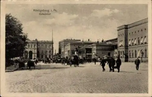 Ak Kaliningrad Königsberg Ostpreußen, Ostbahnhof