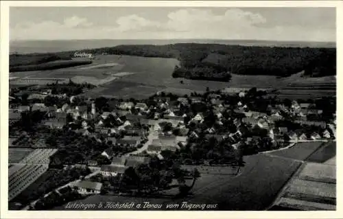 Ak Lutzingen bei Höchstadt an der Donau, Fliegeraufnahme