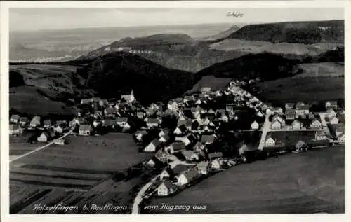 Ak Holzelfingen Lichtenstein Baden Württemberg, Fliegeraufnahme