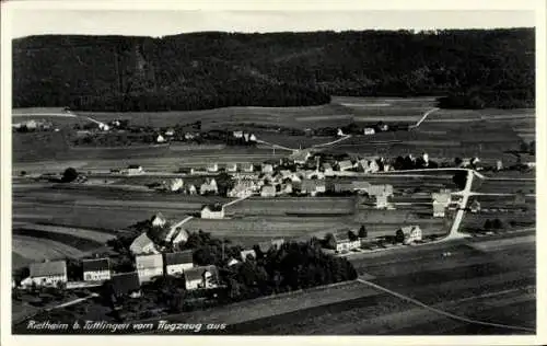 Ak Rietheim Weilheim Schwäbische Alb, Fliegeraufnahme