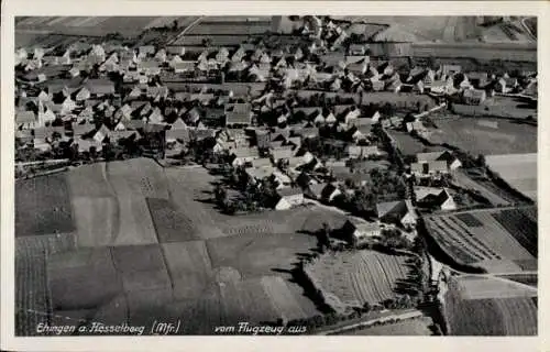 Ak Ehingen in Mittelfranken, Fliegeraufnahme