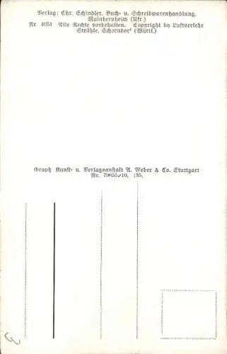 Ak Mainbernheim in Unterfranken, Fliegeraufnahme