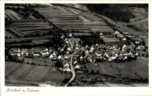 Ak Michelbach am Heuchelberg Zaberfeld in Württemberg, Fliegeraufnahme