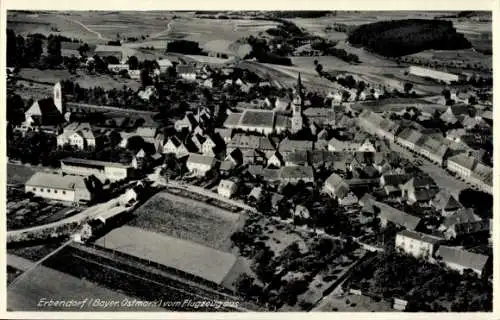 Ak Erbendorf in der Oberpfalz, Fliegeraufnahme