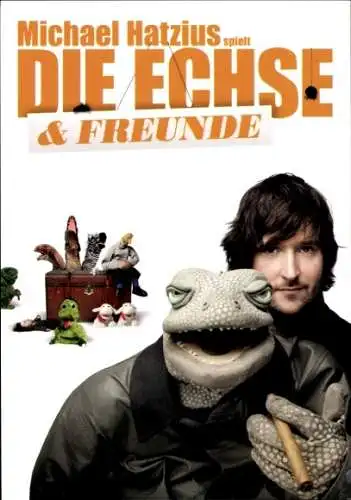 Ak Schauspieler Michael Hatzius, Portrait, Die Echse & Freunde, Autogramm