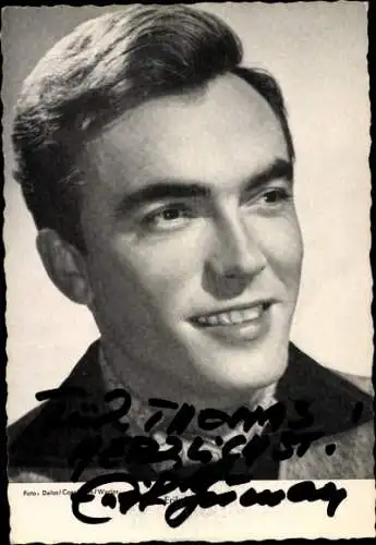 Ak Schauspieler und Synchronsprecher Erik Schumann, Portrait, Autogramm