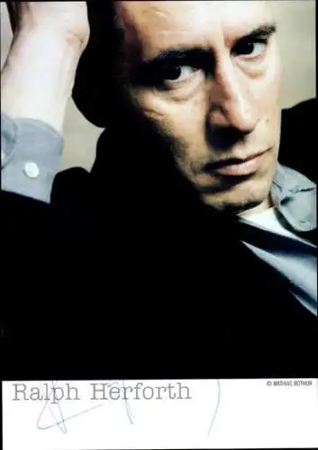 Ak Schauspieler Ralph Herforth, Portrait, Autogramm