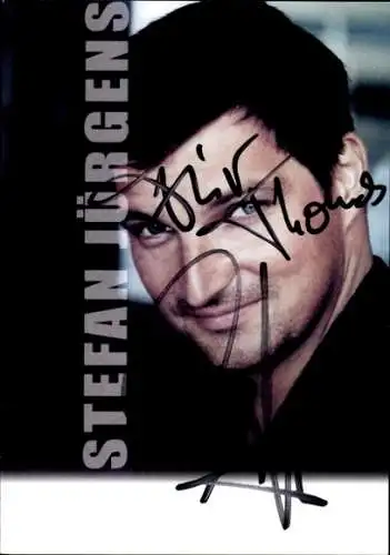 Ak Schauspieler Stefan Jürgens, Portrait, Autogramm