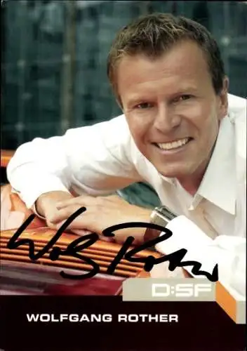 Ak Wolfgang Rother, Portrait, Autogramm, DSF