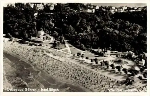 Ak Ostseebad Göhren auf Rügen, Fliegeraufnahme