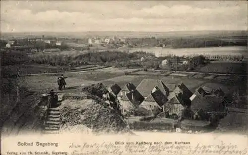 Ak Bad Segeberg in Holstein, Blick vom Kalkberg nach dem Kurhaus