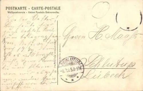 Ak Ostseebad Laboe, Strandpromenade