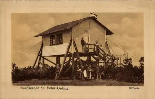 Ak Nordseebad Sankt Peter Ording, Giftbude