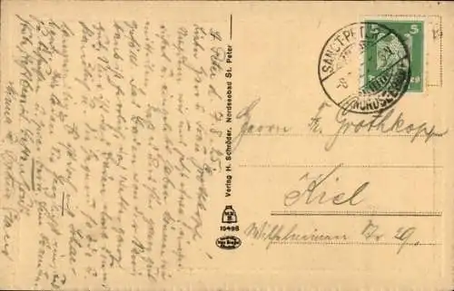 Ak Nordseebad Sankt Peter Ording, Giftbude