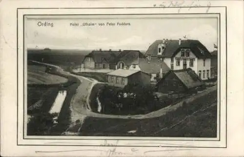 Passepartout Ak Nordseebad Sankt Peter Ording, Hotel Utholm von Peter Fedders