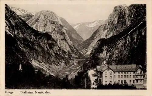 Ak Stalheim Norwegen, Stalheim, Naerödalen