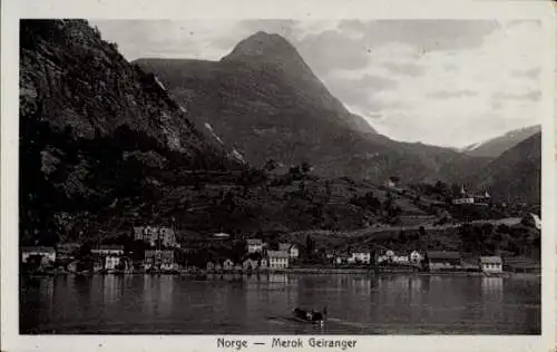 Ak Merok Geiranger Norwegen, Panorama