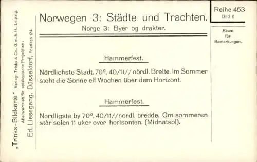 Ak Hammerfest Norwegen, Totale