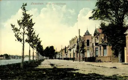 Ak Zaandam Zaanstad Nordholland, Prins Hendrikkade, Straßenpartie