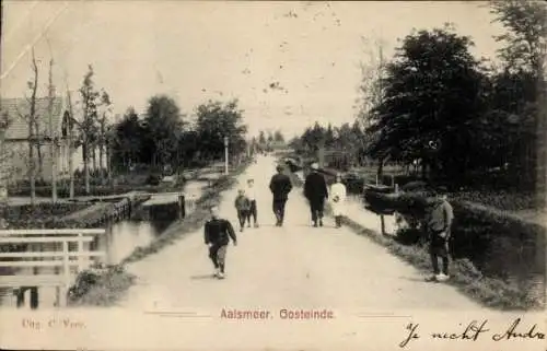 Ak Aalsmeer Noord-Holland Nederland, Oosteinde