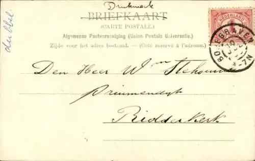 Ak Bodegraven Zuid-Holland, Rijn