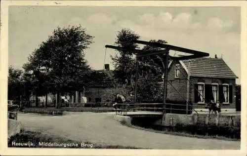 Ak Reeuwijk Zuid-Holland, Middelburgsche Brug