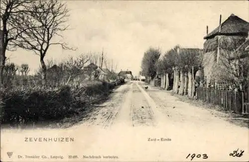 Ak Zevenhuizen Zuid-Holland, Zuid-Einde