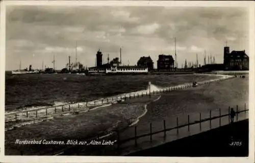 Ak Nordseebad Cuxhaven, Alte Liebe